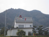 産業用太陽光発電取付工事更新しました。