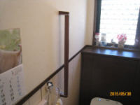 省エネ住宅ポイント制度を利用したトイレ改修工事を行いました。